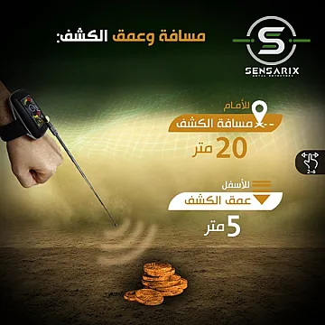 ساعة كشف الذهب والكنوز الدفينة الأصغر والأحدث في سوريا TF Mini