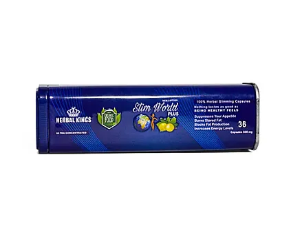 Herbal Kings Slim World plus 36 capsules سليم ورلد بلس للتخسيس