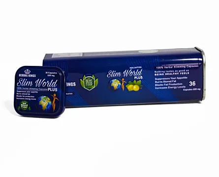 Herbal Kings Slim World plus 36 capsules سليم ورلد بلس للتخسيس