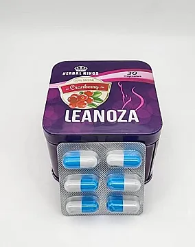 HERBEL KINGS Leanoza Slimming Fat Burner Natural Cranberry 30 Capsules للتخسيس وحرق الدهون