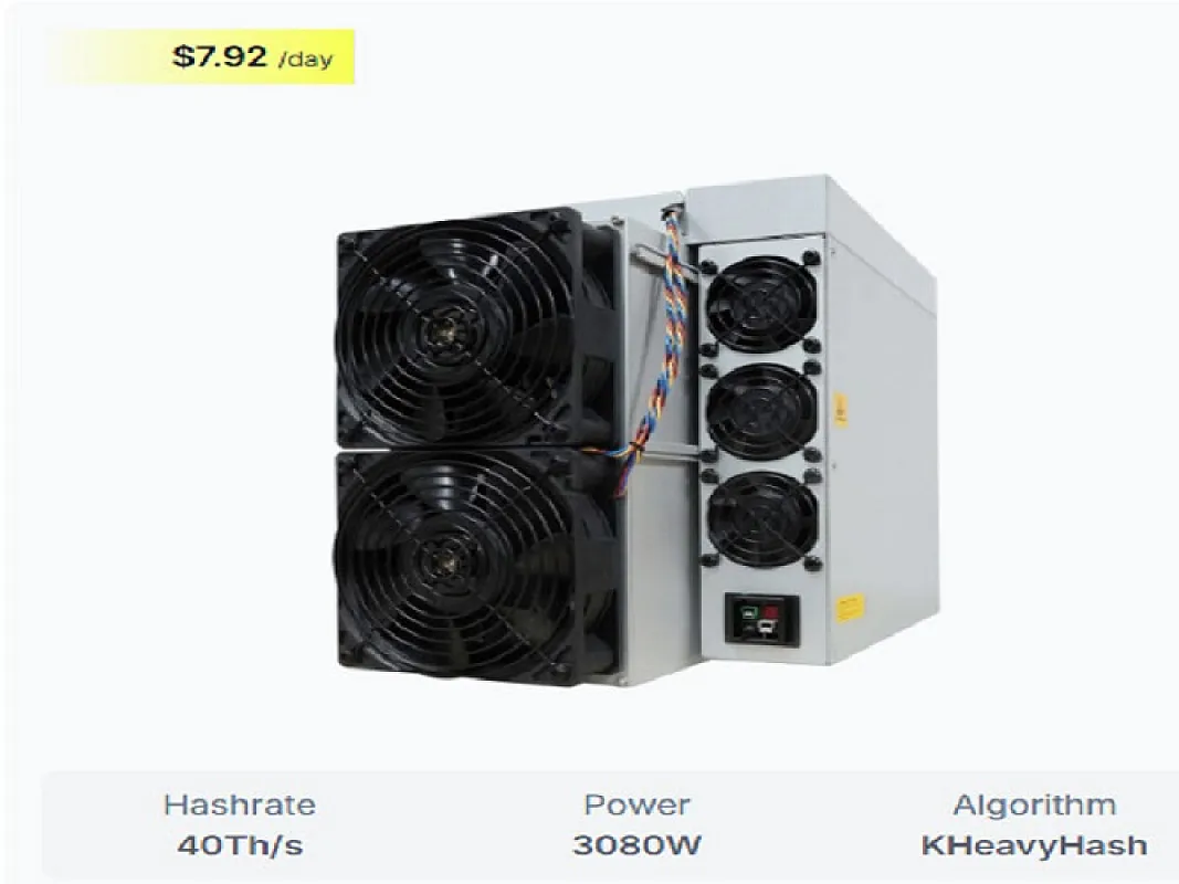 Bitmain Antminer KS7 (40Th)KHeavyHash KAS Kaspa ASIC miner