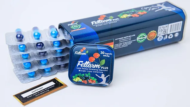 كبسولات فيتارم بلو للتخسيس 30 كبسولة– fettarm blue