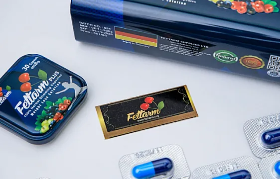 كبسولات فيتارم بلو للتخسيس 30 كبسولة– fettarm blue