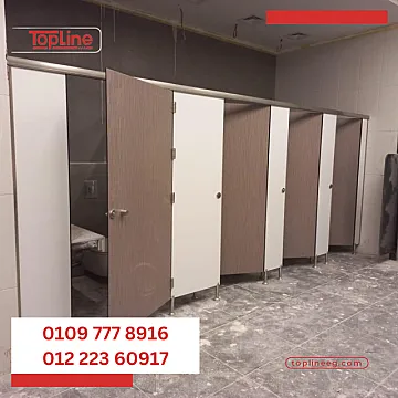 توريد كومباكت قواطيع وفواصل حمامات hpl