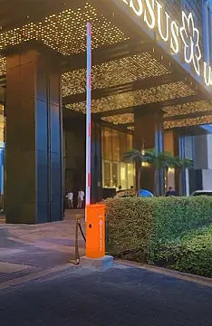 بوابة مواقف السيارات بكفاءة عالية