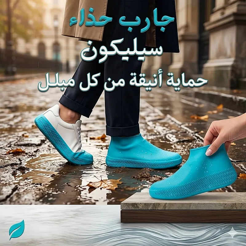 الجارب السيليكون حارس أحذيتك من المطر