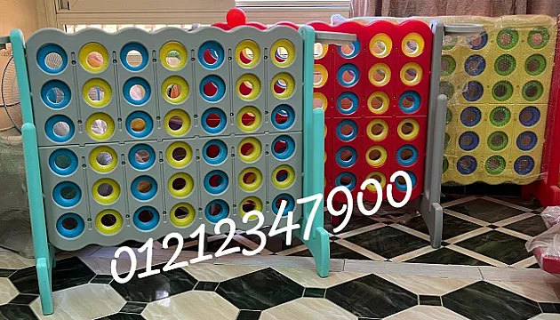 كونكت فور جامبو وكونكت وسط لعبة التفكير والعاب الكبار والصغار لعبة المدارس والكيدز ايريا
