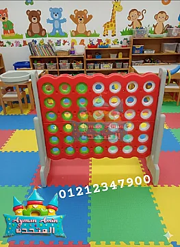 كونكت فور جامبو وكونكت وسط لعبة التفكير والعاب الكبار والصغار لعبة المدارس والكيدز ايريا