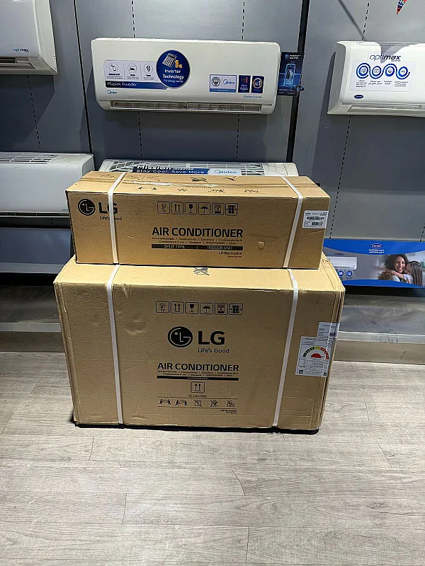 🌟 LG Hero 2.25 حصان بارد 🌟 مساحة أكبر؟ محتاج قوة تبريد أعلى؟ 💪 يبقى LG Hero 2.25 حصان بارد هو بطل التبريد اللي هيخلي صيفك أروع! ❄️