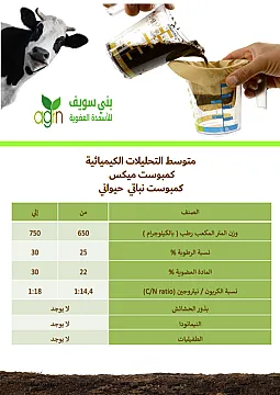 كمبوست نباتى حيوانى ميكس