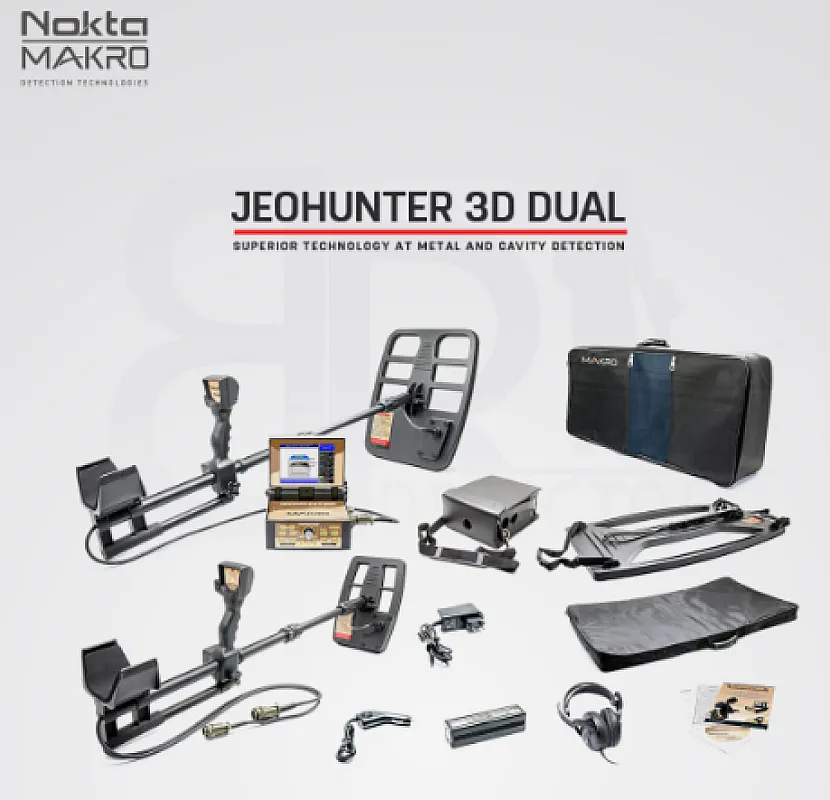 احدث جهاز JEOHUNTER 3D DUAL كاشف الذهب والمعادن الاميركي جيوهانتر