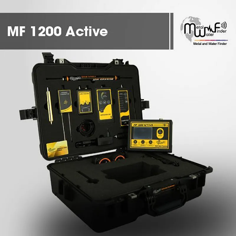 جهاز كشف الذهب والاحجار الكريمة والمياه ام اف 1200 اكتيف MF 1200 ACTIVE