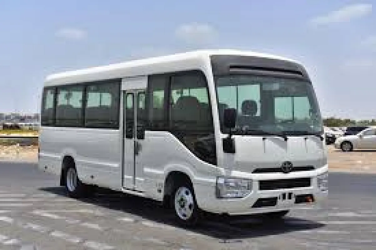 Toyota Coaster rental for 22 people
