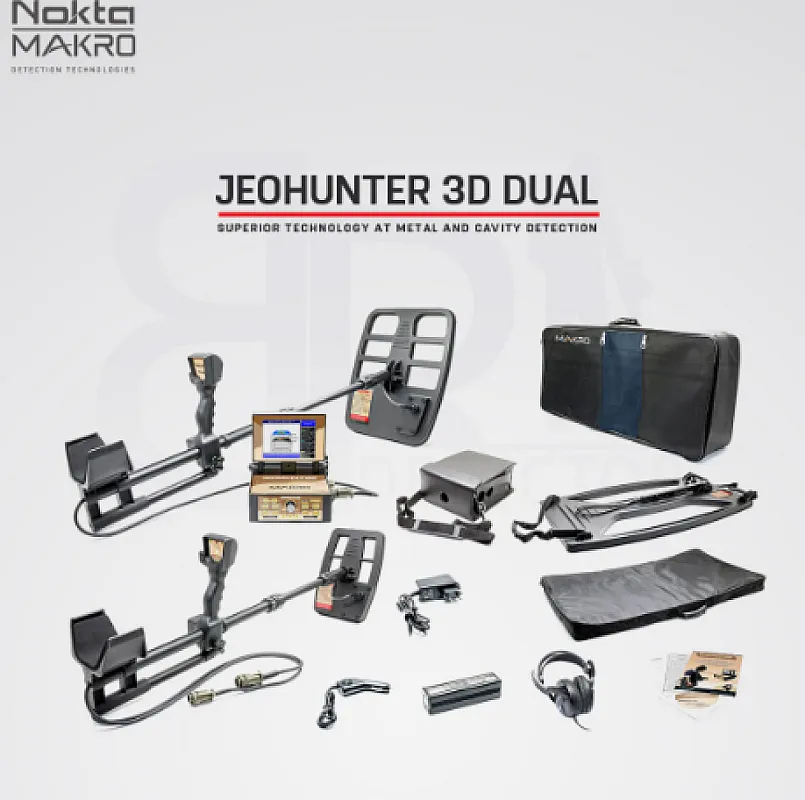 JEOHUNTER 3D DUAL كاشف الذهب والمعادن جيوهانتر
