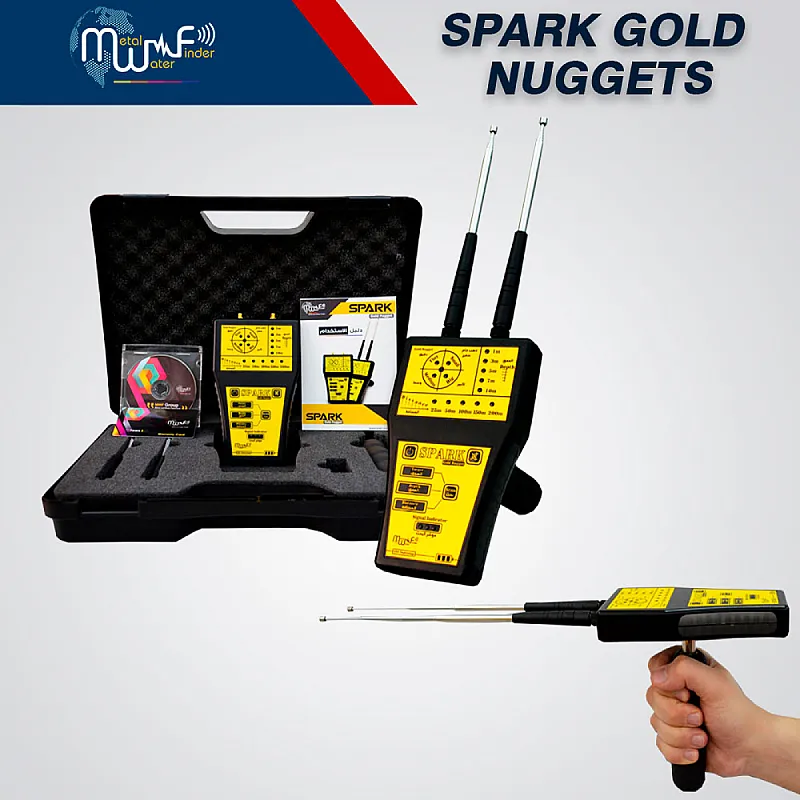 جهاز كشف الخام خفيف الوزن غولد سبارك ناغيت Gold spark nuggets