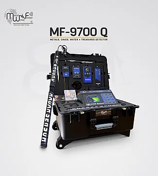 جهاز كاشف الذهب و الدفائن ام اف 9700 كيو الاميركي من بي ار ديتكتورز