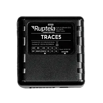 جهاز تتبع اوروبي الصنع ماركة ريبوتيلا Ruptela FM Eco4 light S لتتبع المركبات والسيارات + برنامج trust track مع اشتراك سنه
