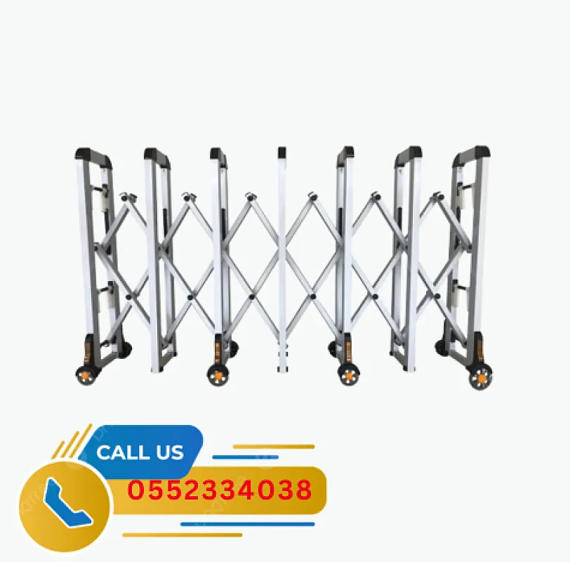 حواجز المنيوم متحركة على عجلات حاجز تنظيم