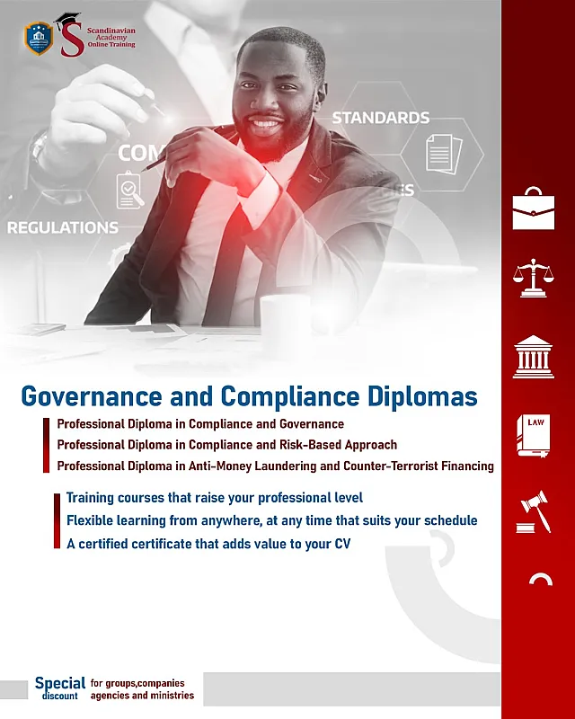 Enroll in the Governance and Compliance Diploma by the Scandinavian Academy for Interactive Training